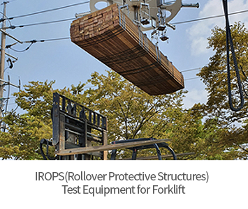 IROPS(Rollover Protective Structures) Test Equipment for Forklift